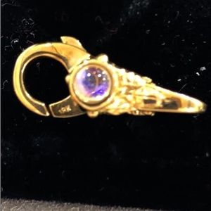 Trollbeads 18k gold dichroic flower lock